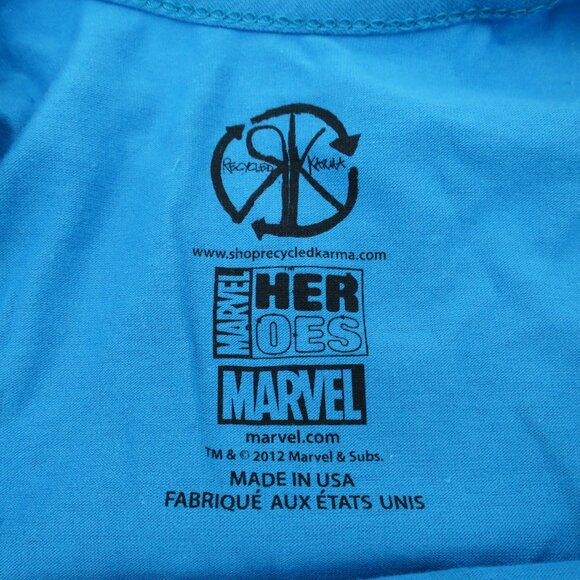 Marvel HERoes Fantastic Four 4 Recycled Karma Invisible Woman Tank Dress L - Picture 7 of 8